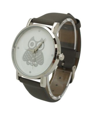 GREY OWL LEATHER STRAP WATCH
