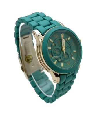 Teal Soft Band Lightweight Every Day Soft Colors Women Watch