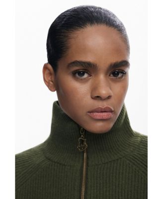 Women's Zipper sweater with pockets