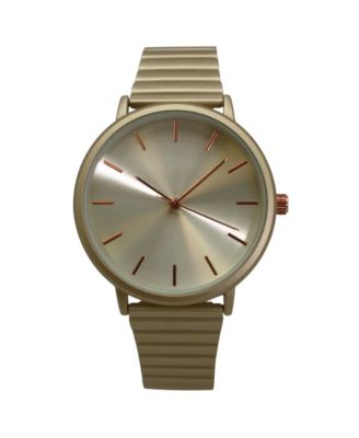 Beige Pastel Colors Minimalist Women Watch