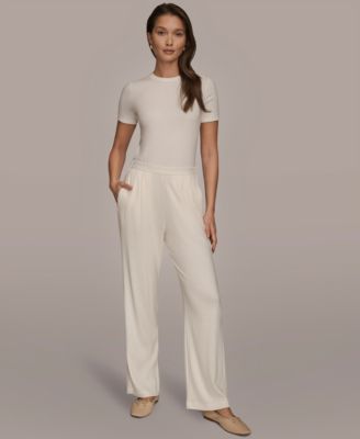 Women's Pull-On Pleated Pants