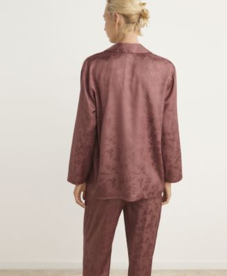 Women's Jacquard Satin Pajama Shirt