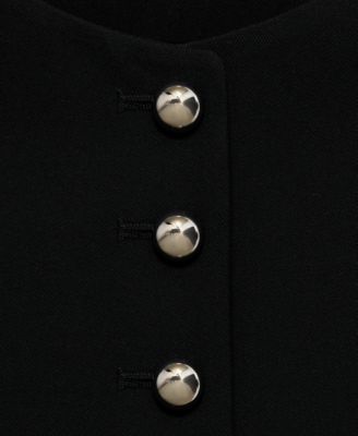 Women's Jewel Buttons Vest