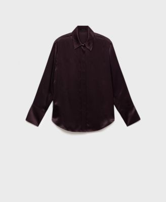 Women's Silk Satin Shirt