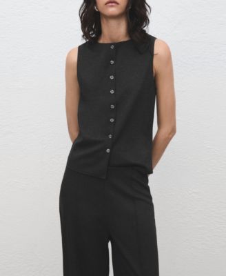 Women's Elastic Waist Straight-Fit Pants