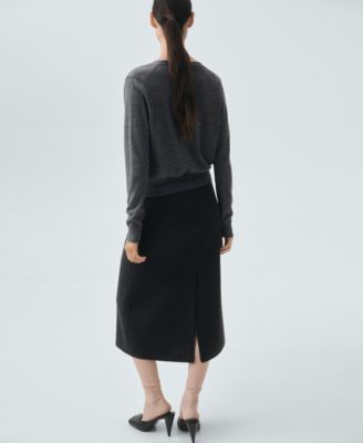 Women's Wool V-Neck Cardigan