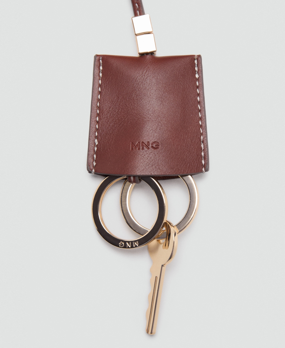 Mango Women's Bear Keyring In Brown