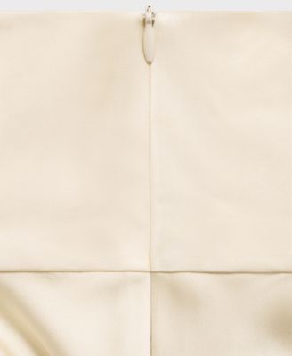 Women's High-Neck Satin Blouse