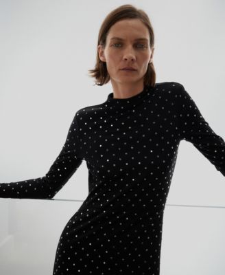 Women's Crystal Open-Back Dress