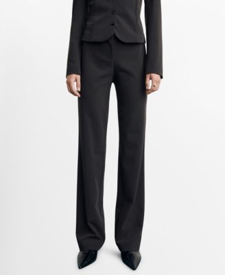 MANGO - Women's Seamless Straight-Leg Dress Pants