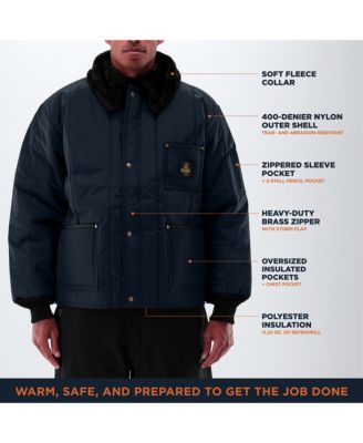 Men's Iron-Tuff Polar Jacket - Heavy-Duty Insulated Winter Work Jacket
