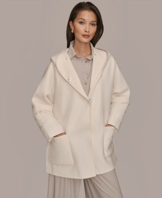 Women's Button Front Cape Coat