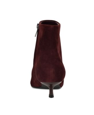 Women's Turrel Suede Kitten Heel Dress Booties