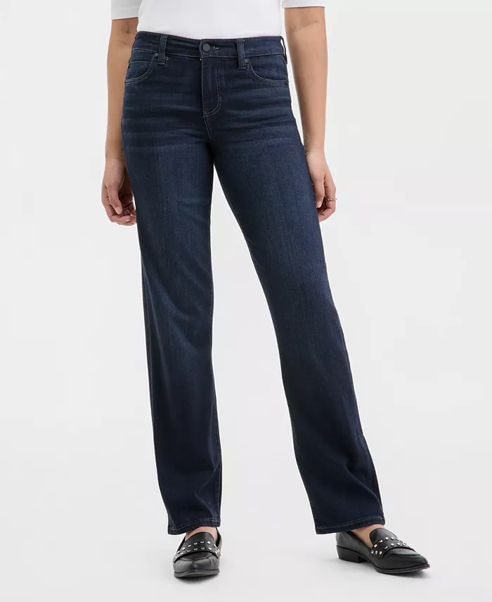Women's Kennedy Mid Rise Straight Jeans - thumbnail 3