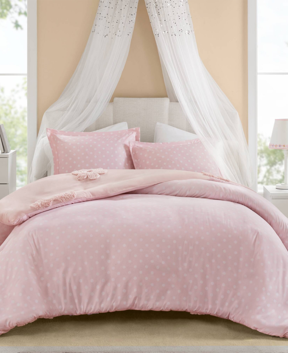 Intelligent Design Gracie Floral Reversible 3-pc. Duvet Cover Set, Full/queen In Pink