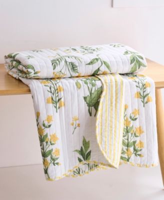 Daffodil Reversible Quilted Throw, 50" x 60"