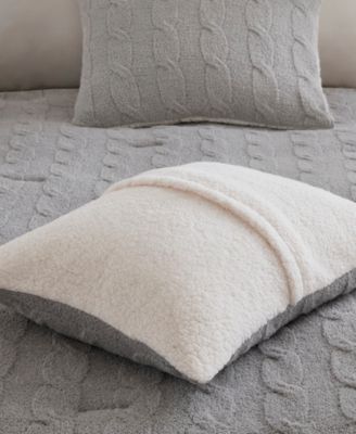 	Textured Knit Chenille 2-Pc. Comforter Set, Twin