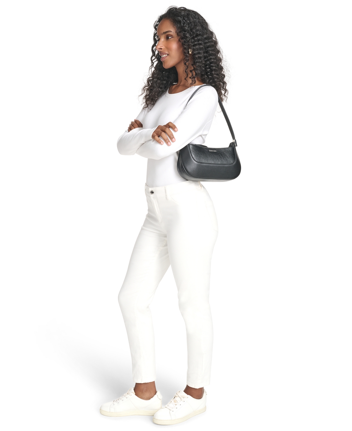 Calvin Klein Nori Small Shoulder Bag In Black