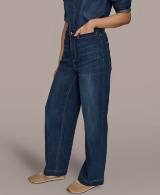 Women's High Rise Wide Leg Jeans