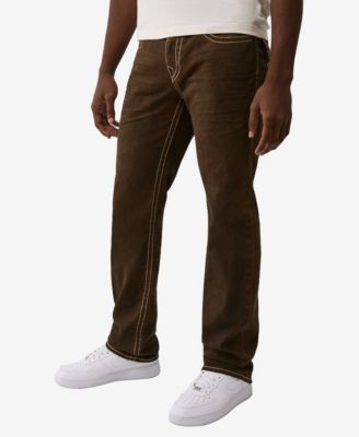 Men's Big T Stitch Detail Straight Fit Jeans