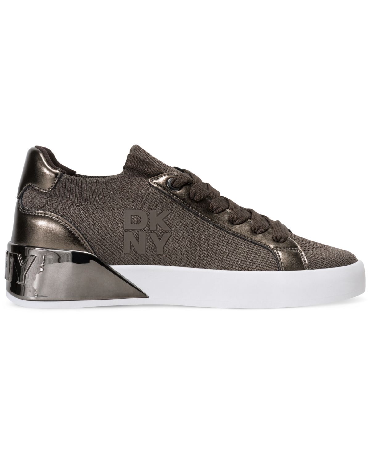 Dkny Women's Mallory Lace-up Sneakers In Brown
