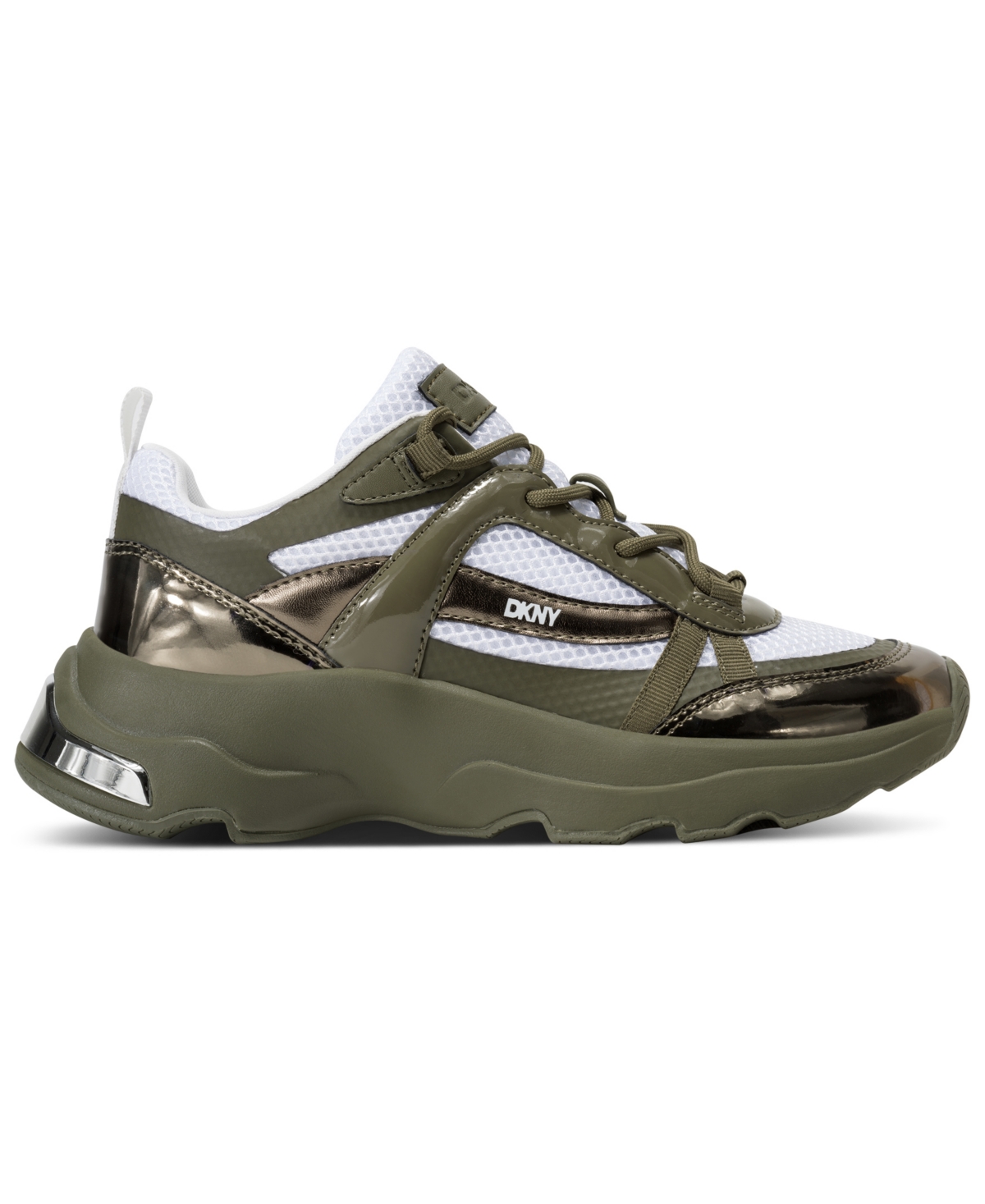 Dkny Women's Juna Lace Up Sneakers In Green