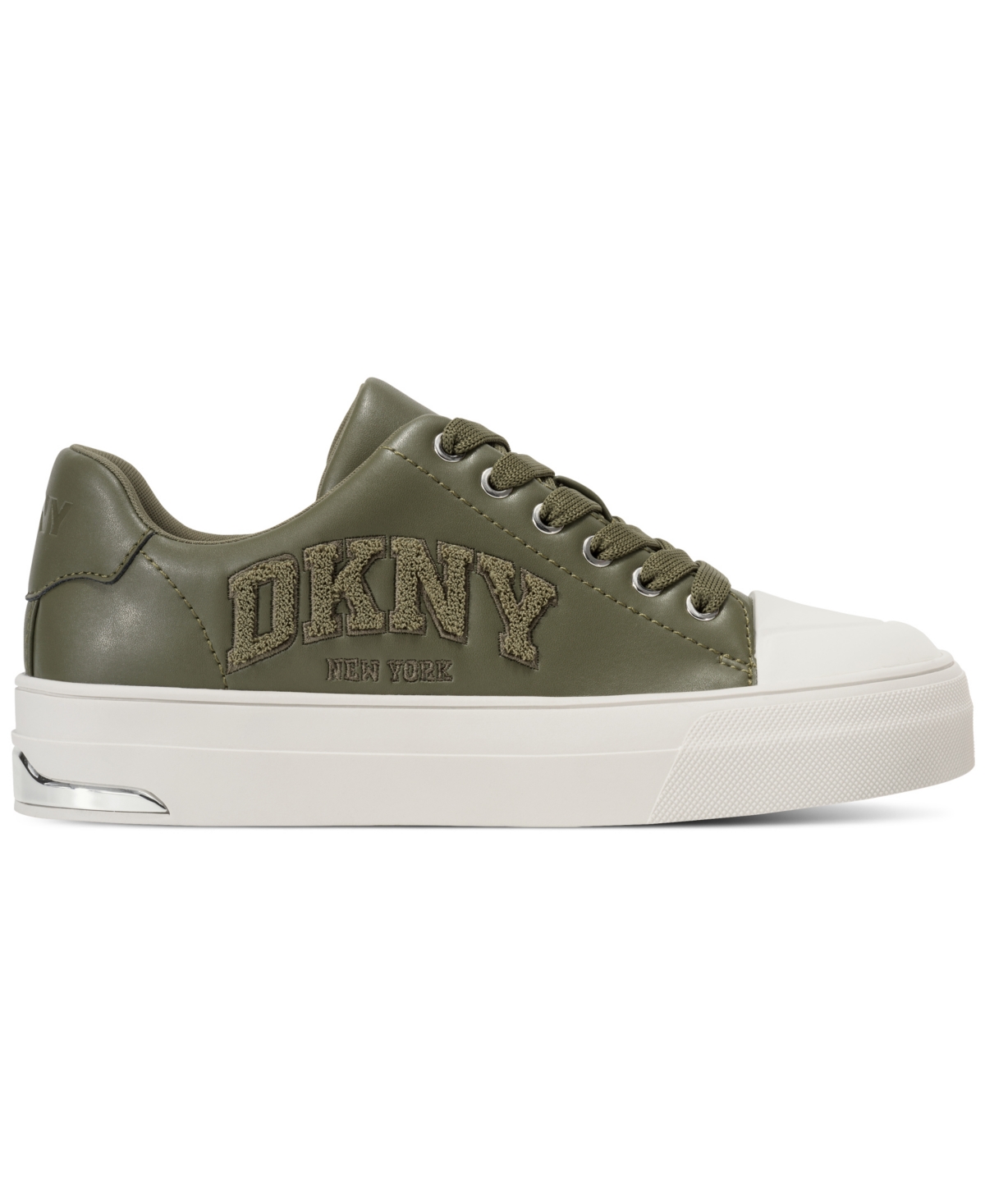 Dkny Women's York Lace Up Sneaker In Green