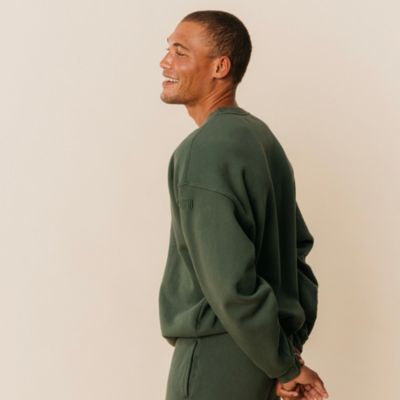 Men’s Organic Cotton Teddy Oversized Crewneck
