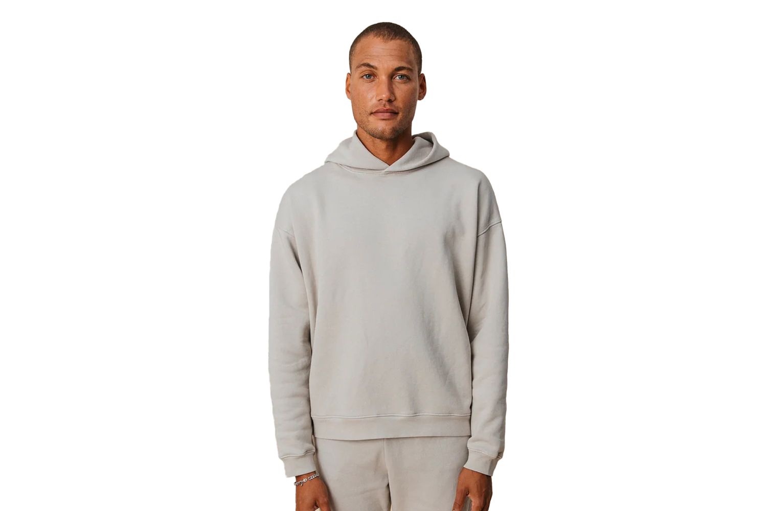 Men's Men s Organic Cotton Teddy Oversized Hoodie