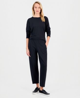 Eileen Fisher - Women's High-Rise Lantern Ankle Pants