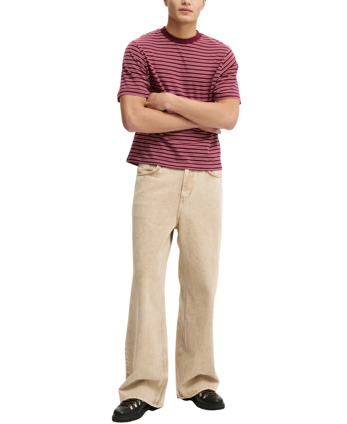 Cotton On Men's Cropped Fit T-Shirt