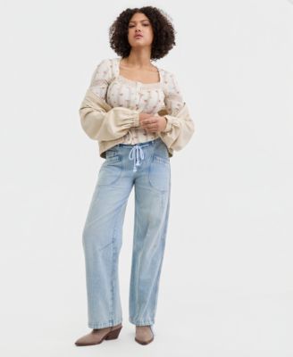 Free People - Women's Love Language Pull-On Jeans
