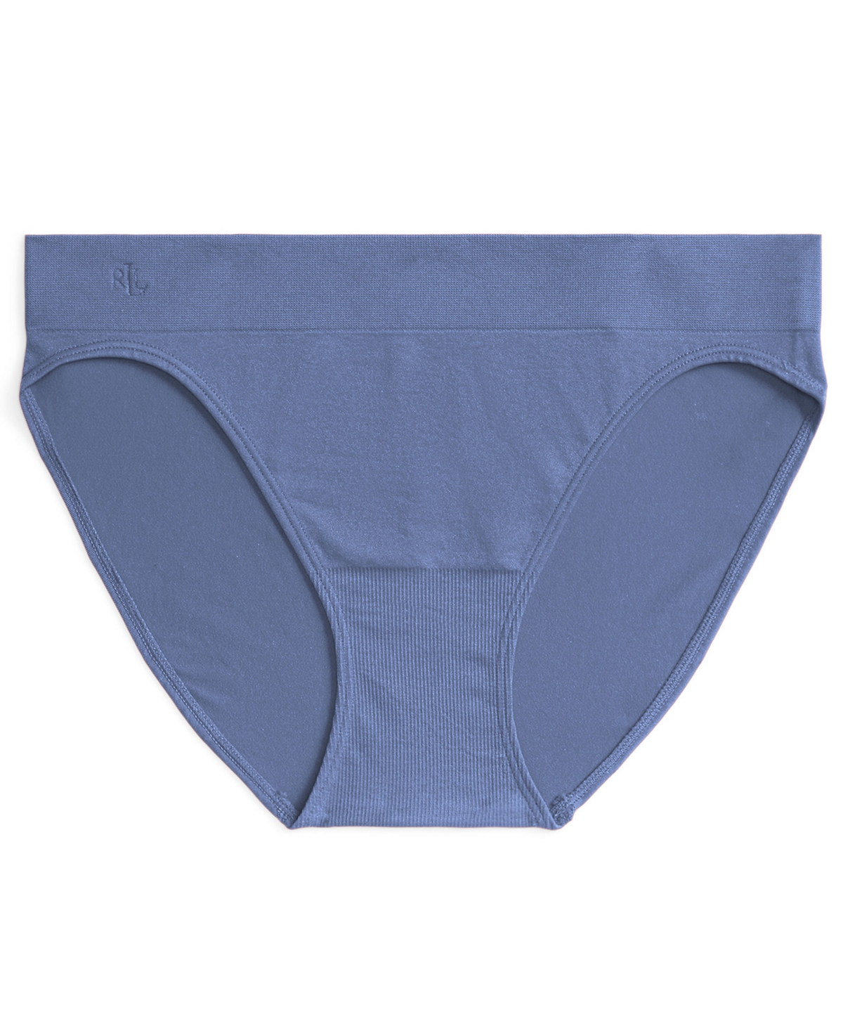 Ralph Lauren Women's Seamless Stretch Jersey Bikini Brief Underwear 4l0011 In Blue