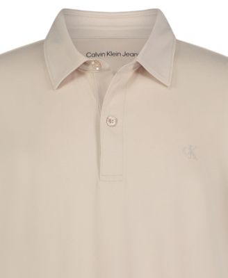 Boys' 8-20 Monogram Detail Tech Polo Shirt