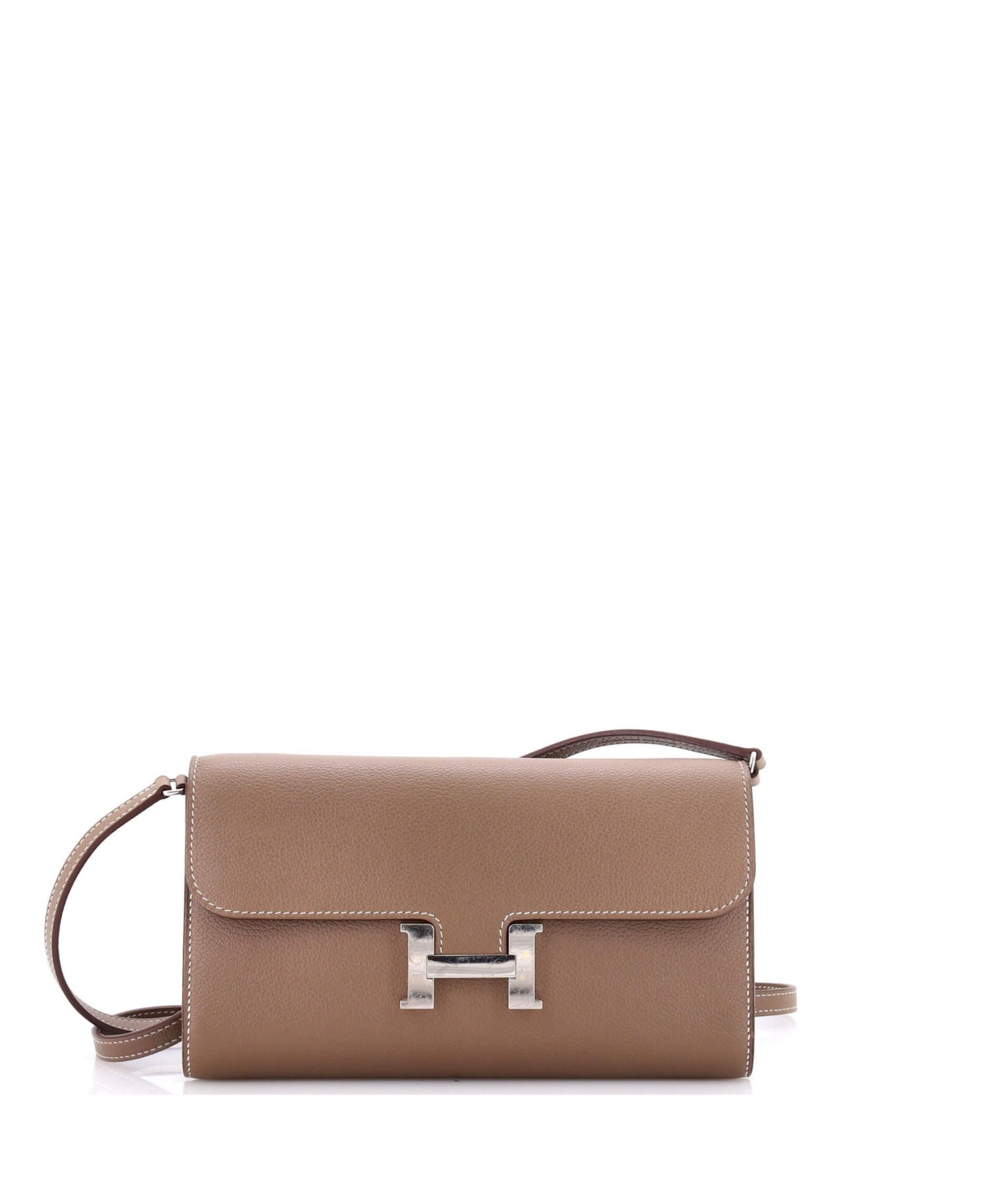 Pre-Owned HERMA‰S Constance To Go Wallet Evercolor
