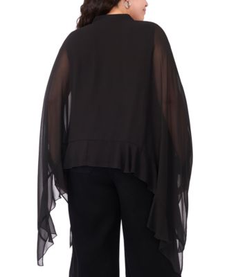 Plus Size Flowy Long Sleeve Top