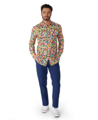 Big & Tall SHIRT LS Confetteroni