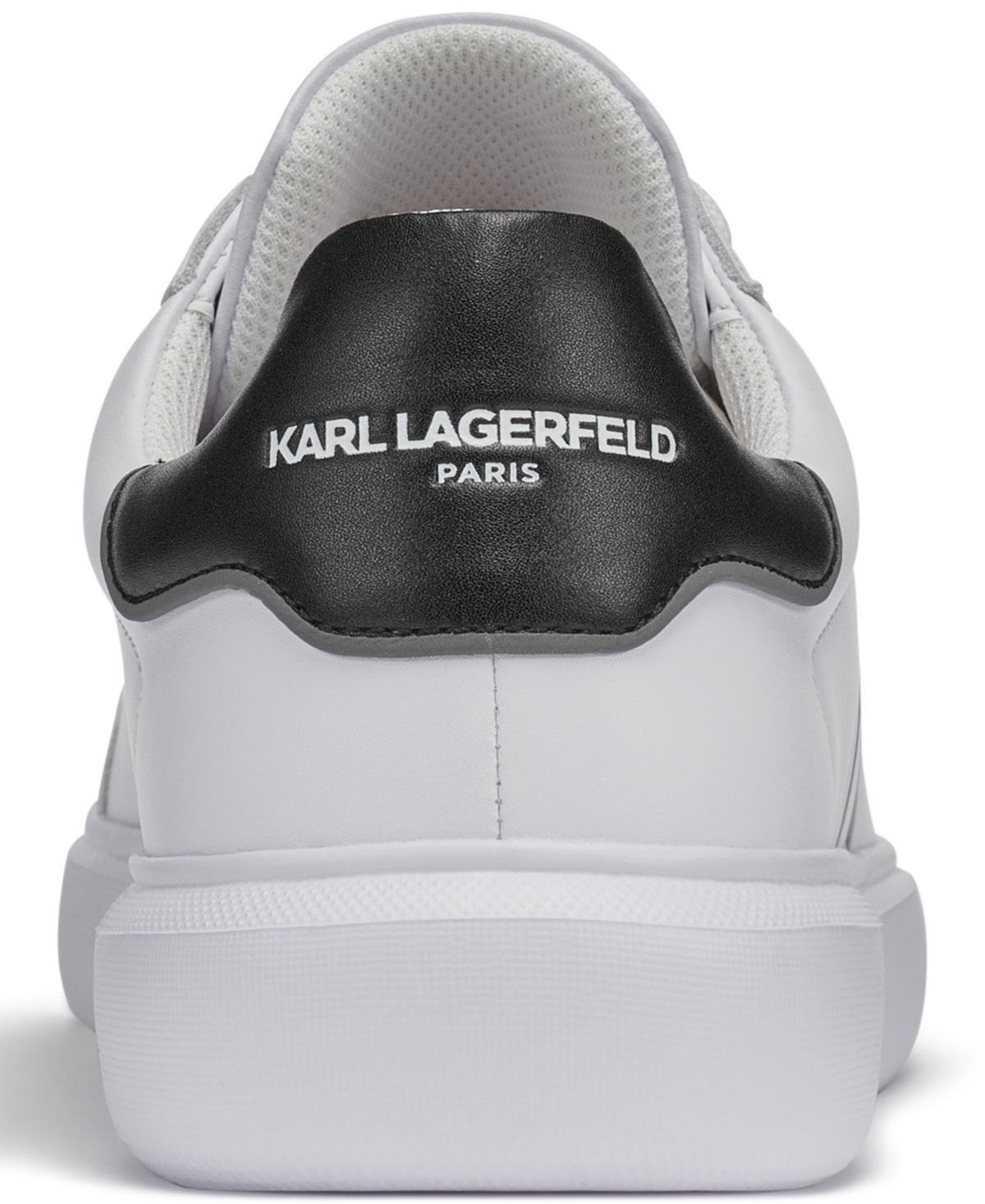 Karl Lagerfeld Paris Men's Side Logo Plain Toe Sneakers