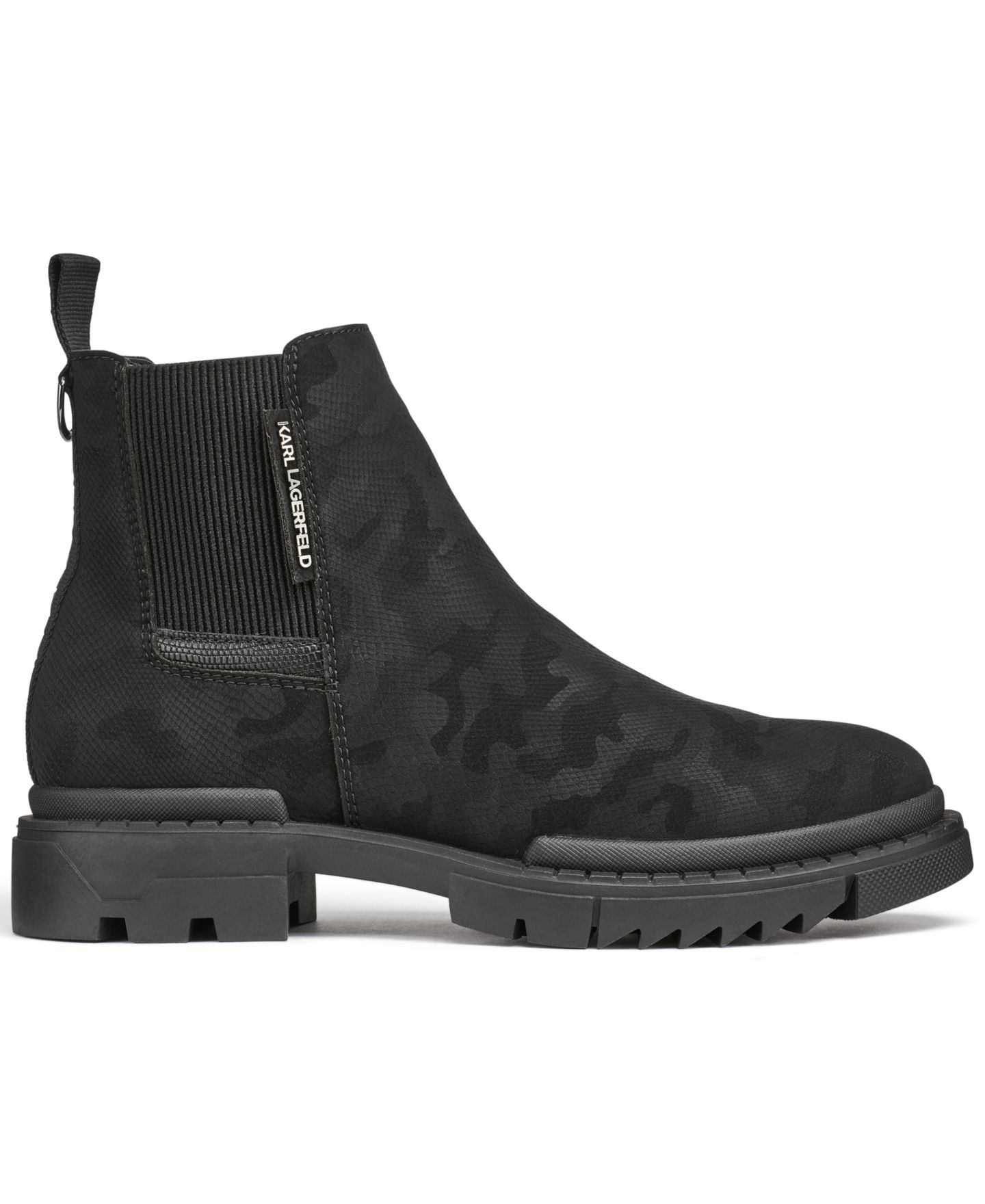 Мужские ботинки KARL LAGERFELD PARIS Quincy - Chelsea Boot, цвет: Чёрный — фото 5