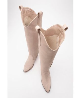 Rios Leather Fringe Knee High Boot (Women