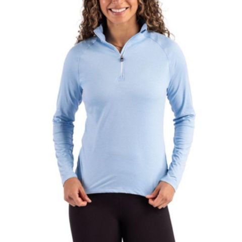 Женские куртки Cutter & Buck Women's Cutter and Buck Coastline Epic Comfort Recycled Quarter Zip