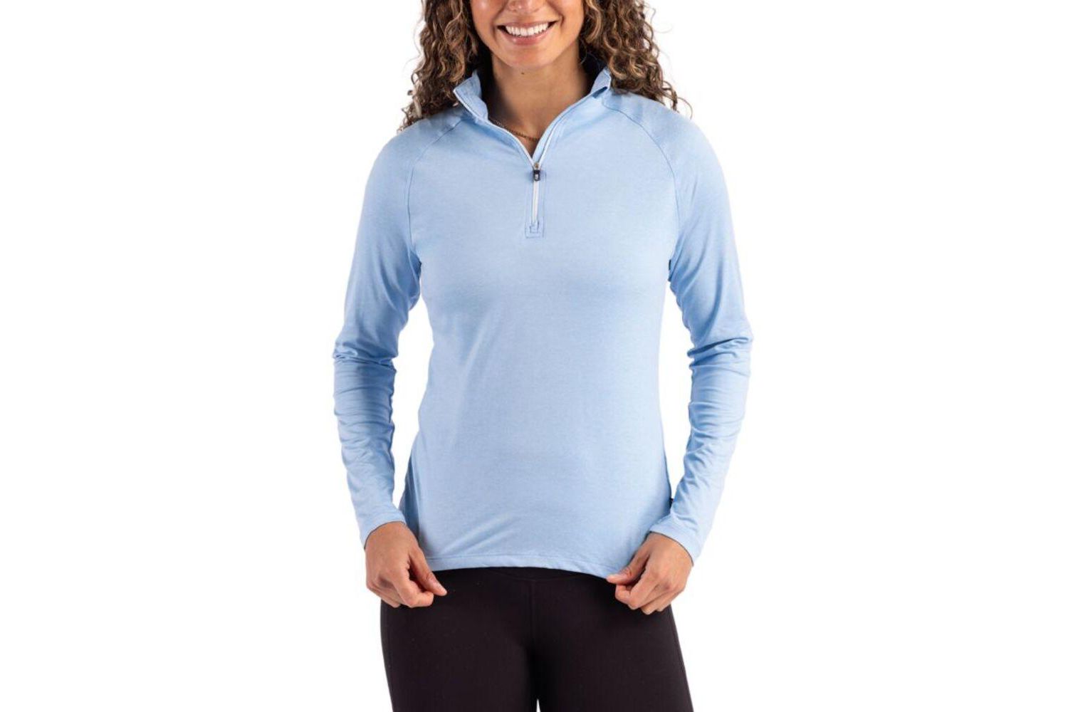 Women's Cutter and Buck Coastline Epic Comfort Recycled Quarter Zip