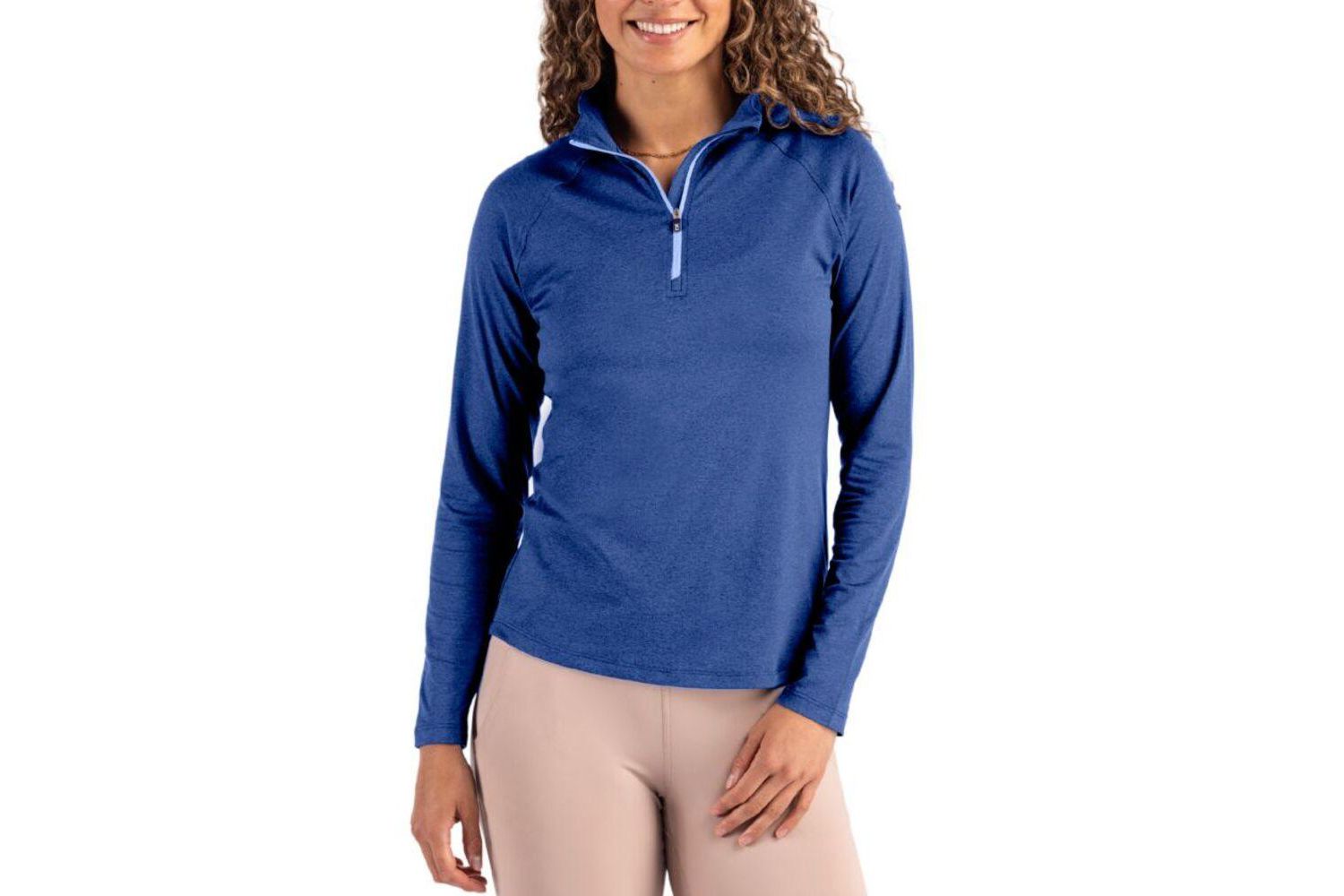 Women's Cutter and Buck Coastline Epic Comfort Recycled Quarter Zip