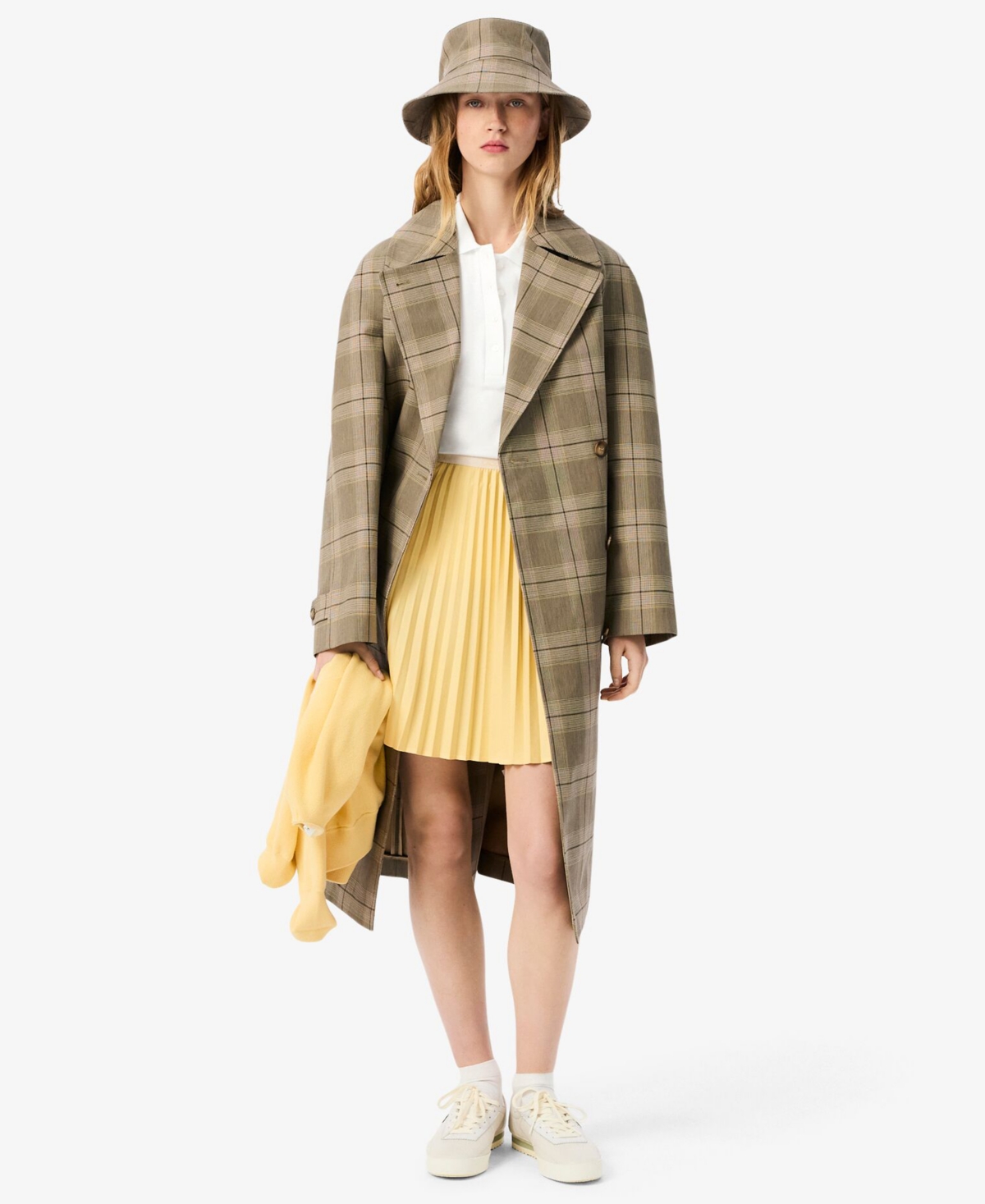 Lacoste Usa Women's Slim-fit Long Sleeve Top In White