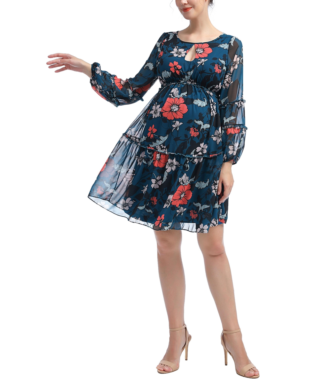 kimi + kai Maternity Jupiter Babydoll Dress