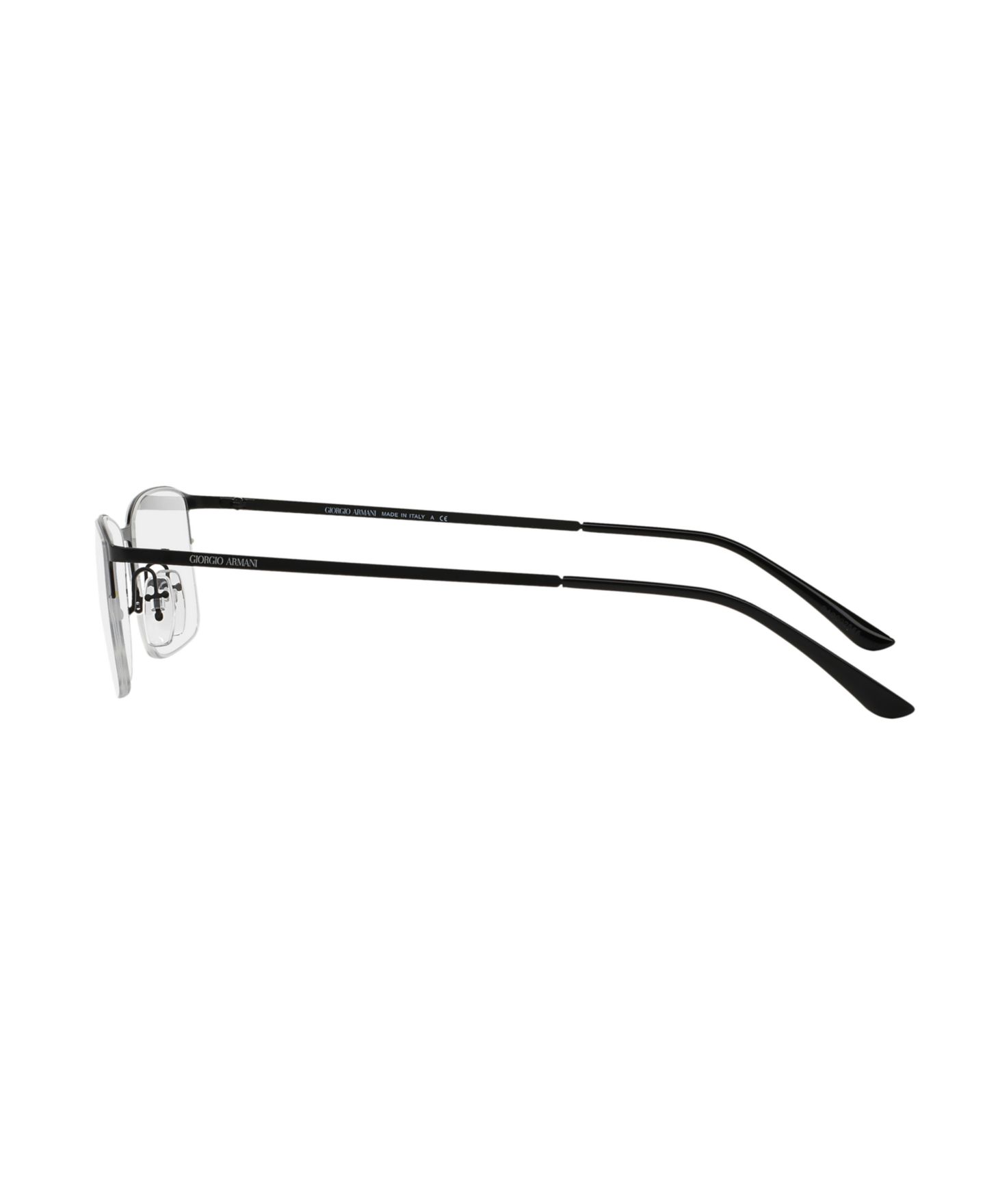 Мужские очки Giorgio Armani Man Rectangle Metal AR5010 Eyeglasses, цвет: Матовый чёрный — фото 6