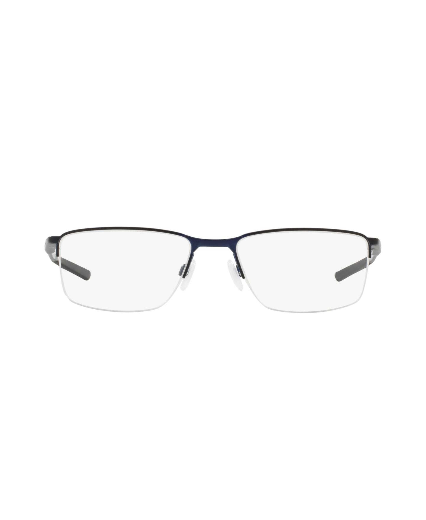 Мужские очки Oakley Man Rectangle Metal OX3218 Socket 5.5 Eyeglasses, цвет: Тёмный синий — фото 8