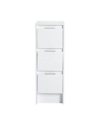 72" White Vanity Combo: 4-Storage & 2-Wall Cabinets, Soft Close