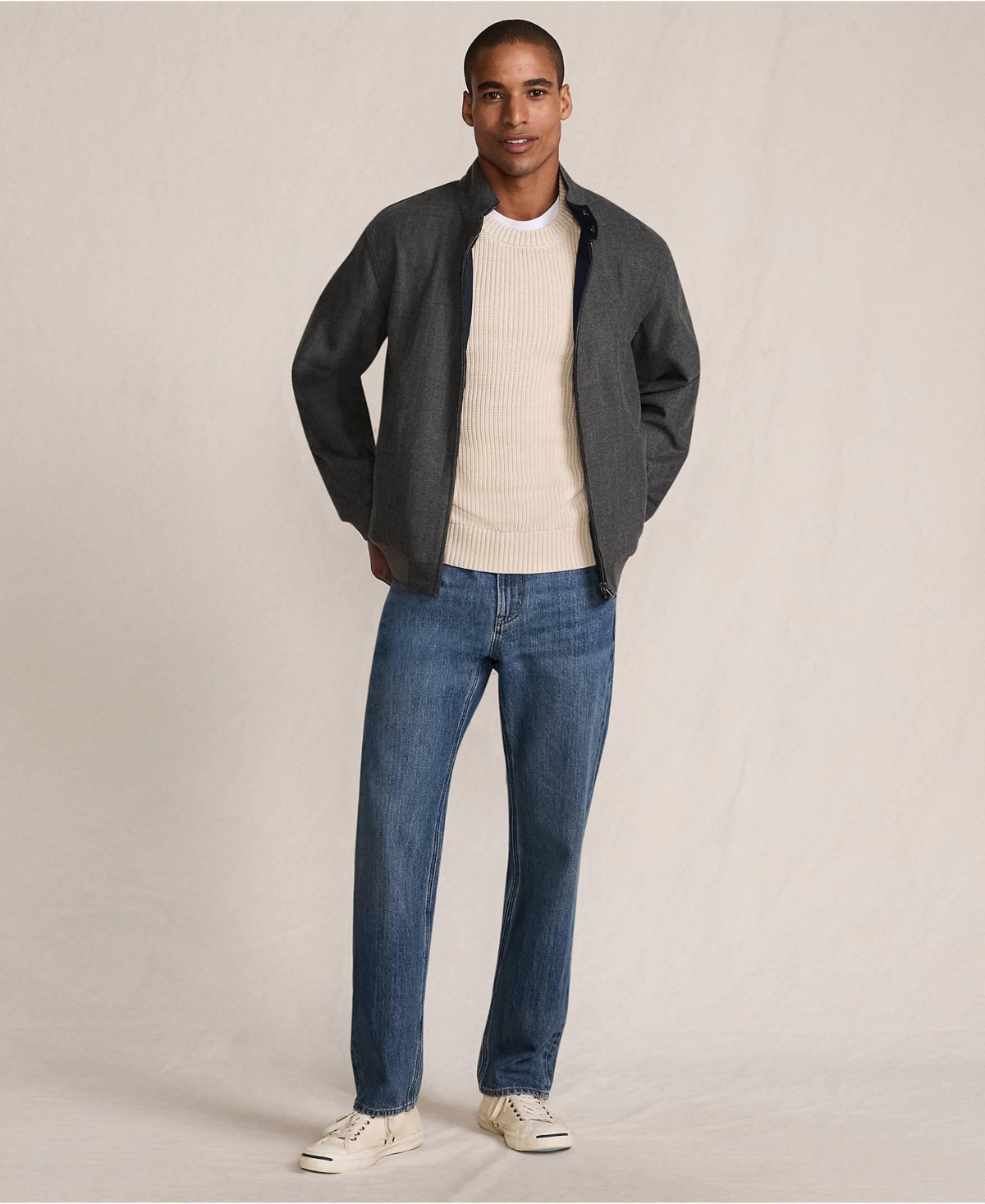 Lands' End Men's Reversible Harrington Jacket