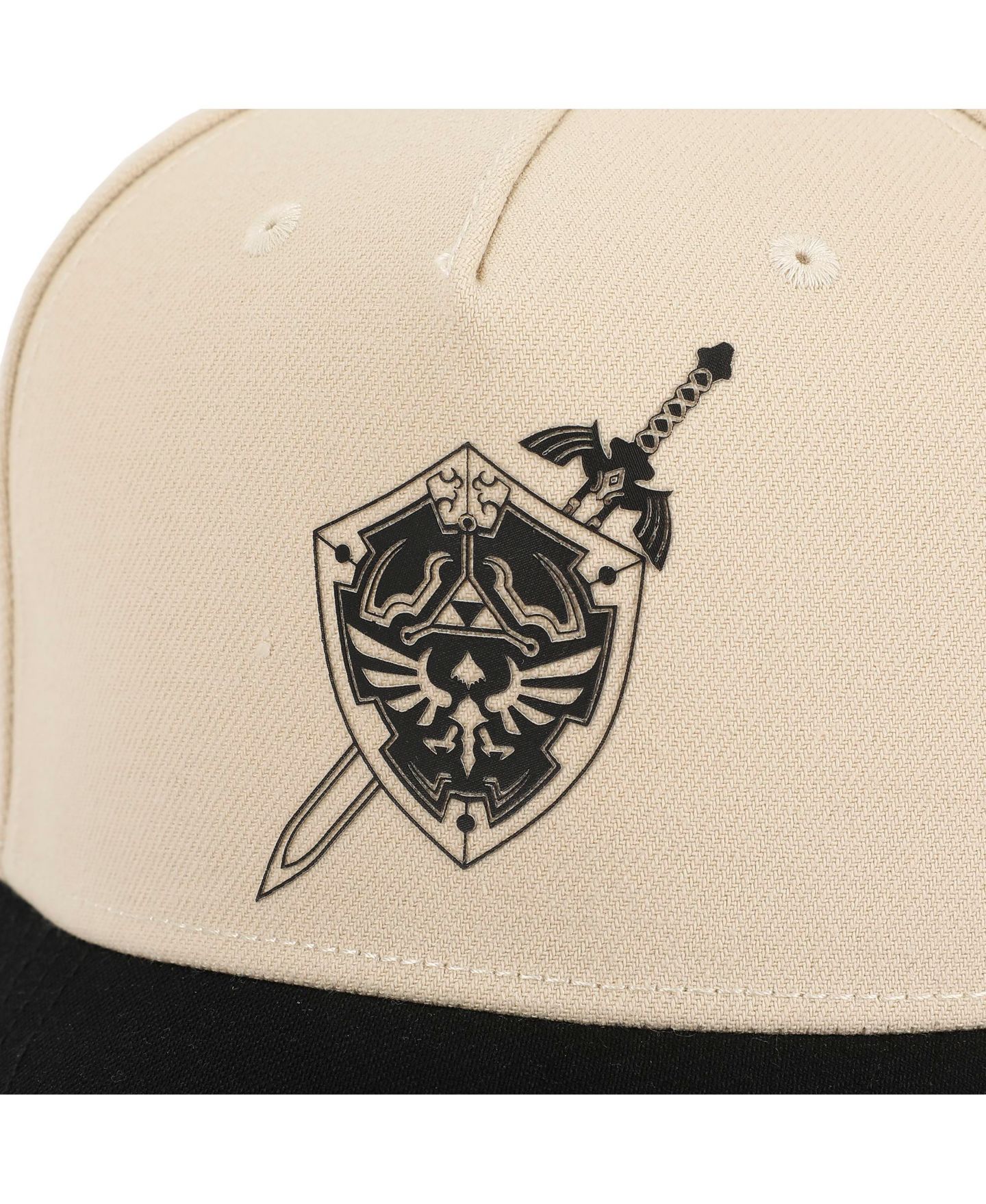 Мужская кепка The Legend of Zelda Hylian Shield Embroidery Poly Wool B104 Snapback, цвет: Белый — фото 6